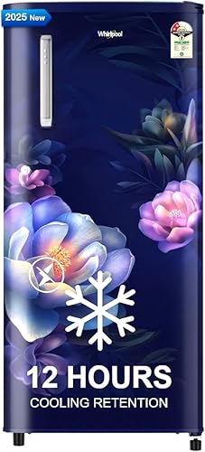 Whirlpool 184 L 2 Star Direct-Cool Single Door Refrigerator (205 WDE PRM 2S SAPPHIRE SERENA-Z) — 26% Off on Amazon