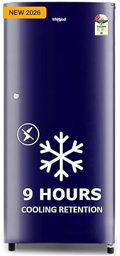 Whirlpool 184 L 3 Star Direct-Cool Single Door Refrigerator (205 WDE CLS 3S SAPPHIRE BLUE-Y, Blue, 2026 Model) — 20% Off on Amazon