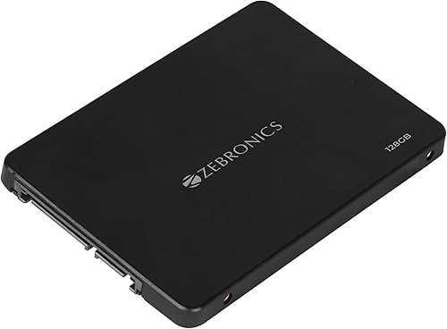Zebronics 128GB SSD, 2.5 Inch Internal Drive, 550MB/s Read & 500MB/s Write, Faster Than HDD, Low Power Consumption, Silent Operation, S.M.A.R.T Support, High Performance Storage (SD13A) — 45% Off on Amazon