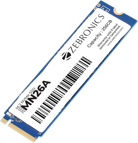 Zebronics 256GB M.2 NVMe SSD, 2280 Form Factor, 2200MB/s Read & 1600MB/s Write, Faster Than SATA SSD, High Performance Storage, Low Power Consumption, Silent Operation, S.M.A.R.T Support (MN26A) — 47% Off on Amazon
