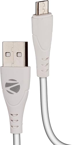 ZEBRONICS MU240 USB - Micro USB Cable, 18 Watts, Rapid Charging, Charge & Sync, 1M (White) — 67% Off on Amazon