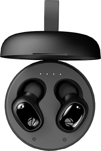 ZEBRONICS Zeb-Sound Bomb 1 TWS Earbuds with BT5.0, Up to 12H Playback, Touch Controls, Voice Assistant, Splash Proof with Type C Portable Charging Case (Black) — 76% Off on Amazon
