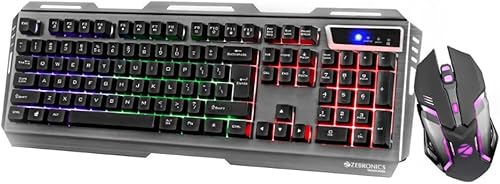 Zebronics Zeb-Transformer Gaming Keyboard and Mouse Combo (USB, Braided Cable) — 54% Off on Amazon